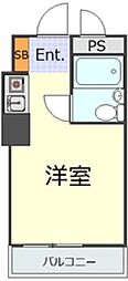 TOP板橋No.1 ワンルームの間取図画像