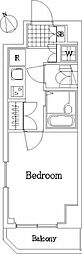 ルーブル鷺宮 1Kの間取図画像