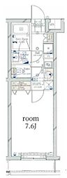 コンシェリア馬込TERRACE 1Kの間取図画像