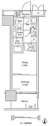 ブルックサイドレジデンス木場 2Kの間取図画像