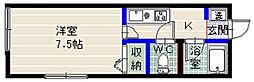 サン・ベルジュ 1Kの間取図画像