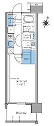 ブランシエスタ王子 1Kの間取図画像