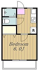 ダイワハイツ 1Kの間取図画像