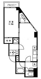 ライオンズマンション本駒込檀 10階2DKの間取り
