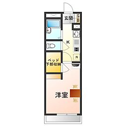 レオパレスアブリール3番館 3階/-