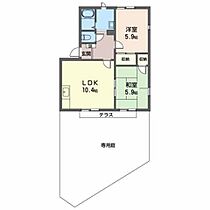 フレグランス平野Ａ・Ｂ A105 ｜ 兵庫県川西市平野１丁目31-1（賃貸アパート2LDK・1階・50.78㎡） その2