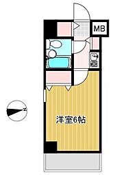 ライオンズマンション西川口第11 1Kの間取図画像