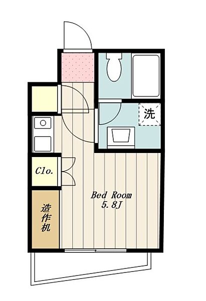 Ｒ＆Ｔ柿生 102｜神奈川県川崎市麻生区上麻生６丁目(賃貸マンション1R・1階・18.00㎡)の写真 その2