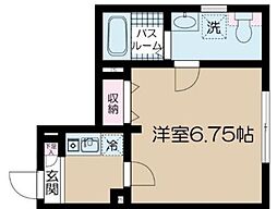 NSGATE新中野 1階1Kの間取り