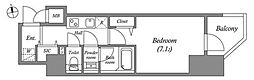 GRANPASEO本郷三丁目 1Kの間取図画像