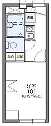 レオパレスセディアコート 1Kの間取図画像