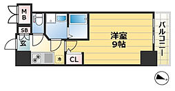 S・RESIDENCE神戸磯上通 1Kの間取図画像