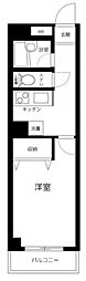 JR京浜東北・根岸線 大森駅 徒歩9分の賃貸マンション 3階1Kの間取り
