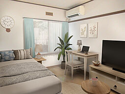 ハイツ武蔵野 103 1階1Kのリビング/ダイニング