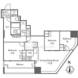 間取図画像 3SLDK