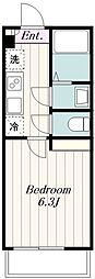 間取図画像 1K