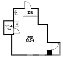 桜ケ丘ビレッジ ワンルームの間取図画像