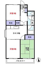 GROVE 3DKの間取図画像