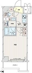 ルーブル本羽田 1Kの間取図画像