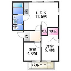 物件の間取り