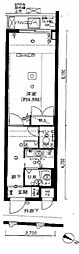 ロイヤルアメニティー巣鴨 1Kの間取図画像