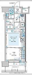 サンクレイドル川口並木 1DKの間取図画像