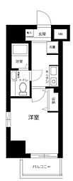 プレステージ西台ステーションフロント 1Kの間取図画像