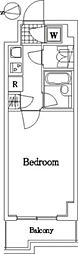 ルーブル蒲田参番館 1Kの間取図画像