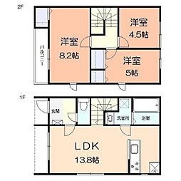 藤沢市大庭タウンハウス 3LDKの間取図画像