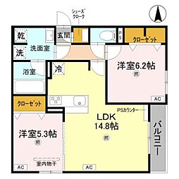 クラシスト遠里小野 2階