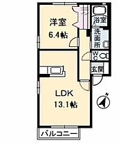 メゾンスカイヒルズ　Ｄ棟 D0205 ｜ 山口県山口市江良３丁目6-7（賃貸アパート1LDK・2階・46.98㎡） その2