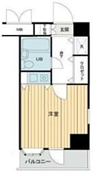 グラチアトルリ 1Kの間取図画像