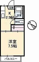 田園ハイツ A0107 ｜ 山口県宇部市山門３丁目5-20（賃貸アパート1K・1階・24.71㎡） その2