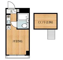 ノーブルヒルズ ワンルームの間取図画像