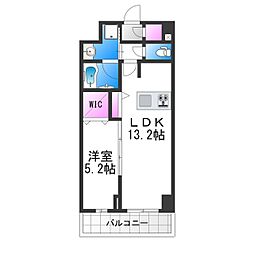 M-style 1LDKの間取図画像