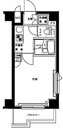 ルーブル住吉 1Kの間取図画像