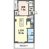 クレアシオン双葉 00406 ｜ 群馬県高崎市双葉町11-10（賃貸マンション1LDK・4階・61.87㎡） その2