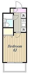 TOP大和NO4 1Kの間取図画像