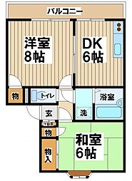 コーポ朝倉A 2階