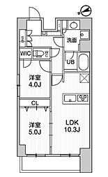 TASUKI RICHESSE KAMATA 2LDKの間取図画像