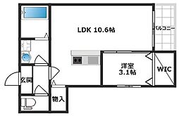 間取図画像 1LDK