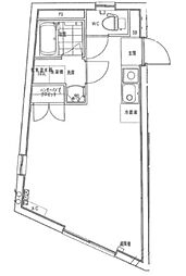 iON下北沢 4階ワンルームの間取り