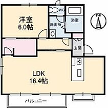 ドミール鈴蘭　Ａ棟 A0107 ｜ 愛媛県西条市古川甲369-5（賃貸アパート1LDK・1階・50.81㎡） その2