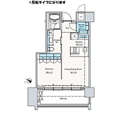 ザ六本木東京クラブレジデンス 1LDKの間取図画像