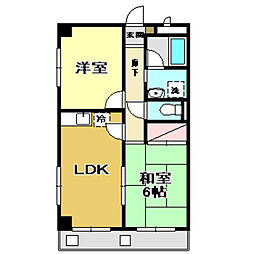 グランリーオ 2LDKの間取図画像