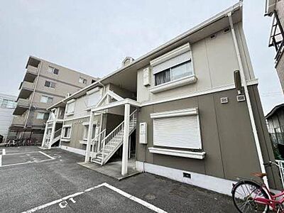 外観：積水ハウス施工の軽量鉄骨造2階建てアパートです！