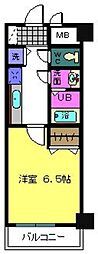 リバーサイド金岡五番館 1Kの間取図画像