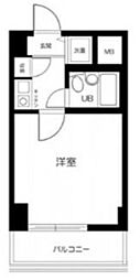 ストークプラザ武蔵小山 1Kの間取図画像