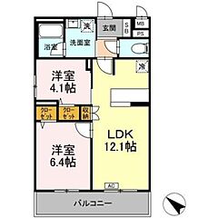 物件の間取り