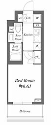 ストーリア市川行徳 1Kの間取図画像